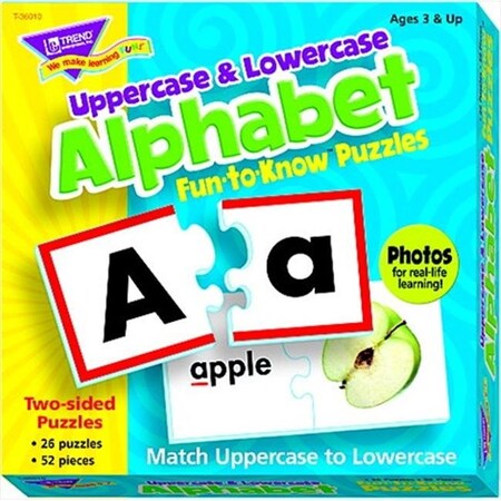 Trend Enterprises TREND enterprises 090542 Uppercase And Lowercase Alphabet Puzzle Set 90542